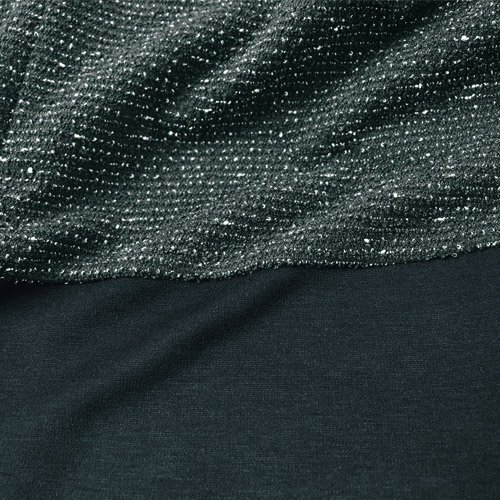 ニットツイード使いチュニック