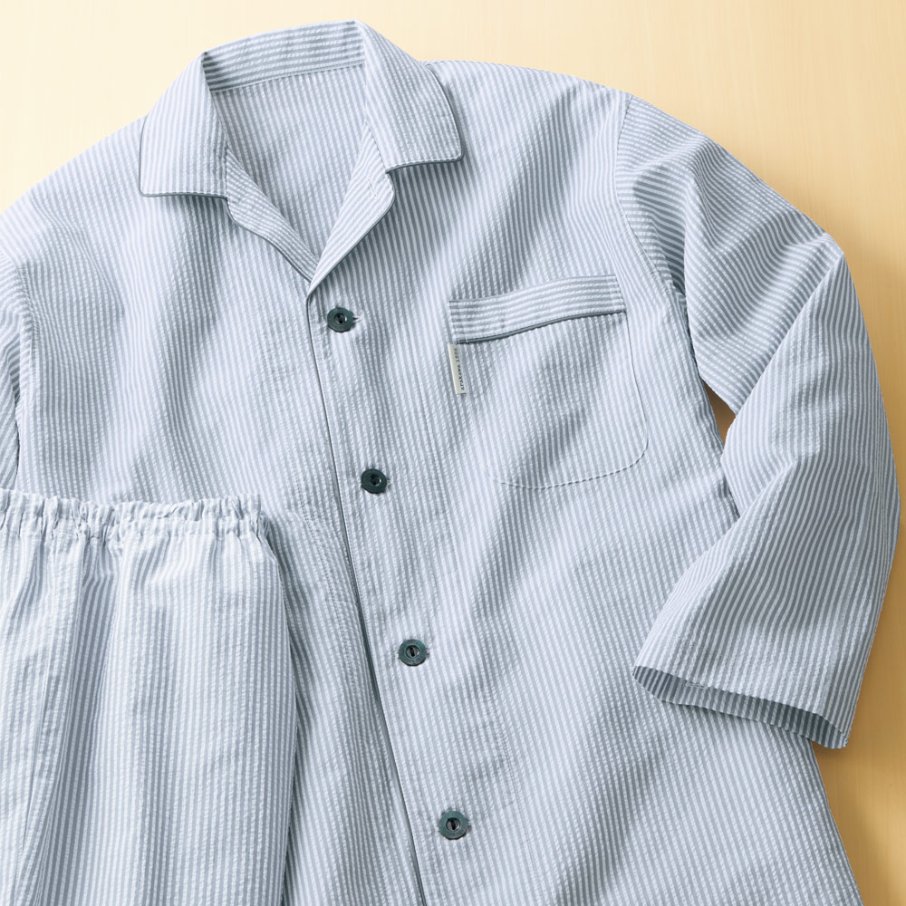 サッカーストライプ･テーラーパジャマ