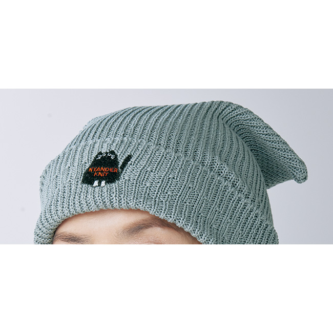 猫耳ニットキャップ