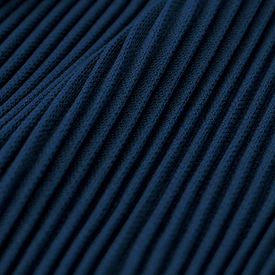 クリスタルプリーツ･襟付きワンピース