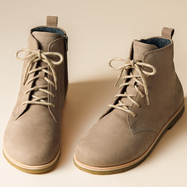 サイドファスナー付きブーツ/シェイ
