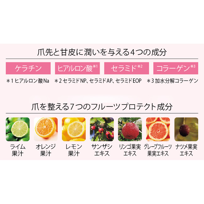 爪がよろこぶ美容液ネイル／4色セット