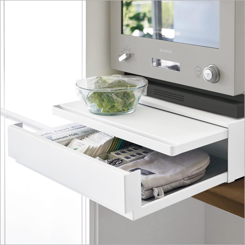 2ウェイ キッチン家電下引き出し＆スライドテーブル