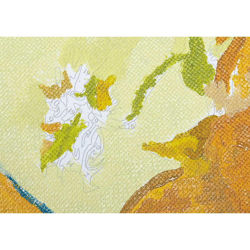 キャンバスに描く花の名画/3種セット