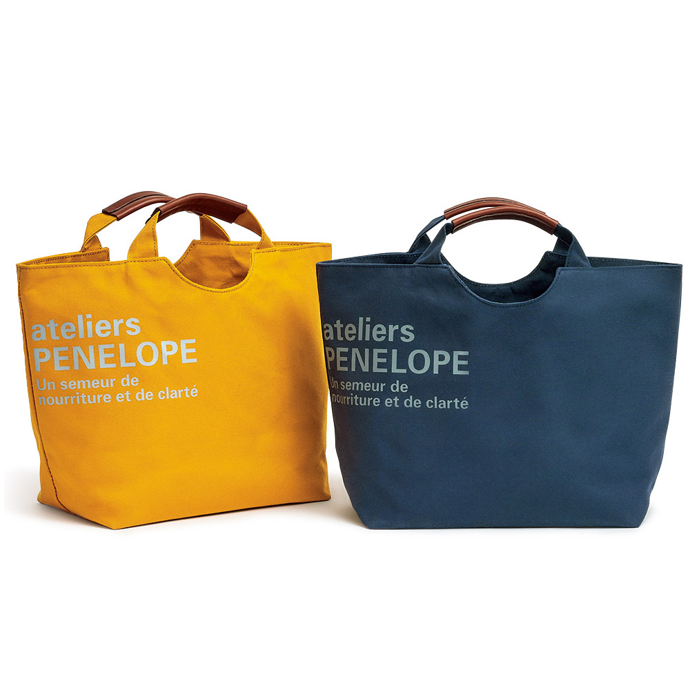 オリジナル帆布生地のトートバッグ/当社限定