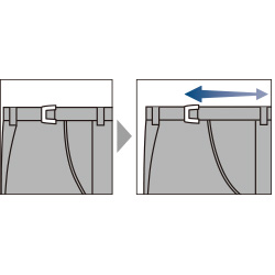 マスターコットンストレッチ・撥水吸湿スラックス