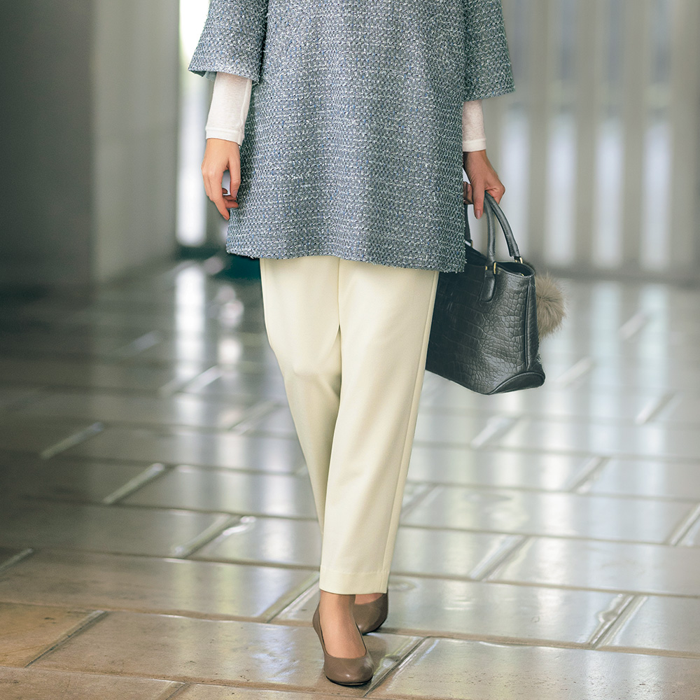 裏起毛テーパードパンツ