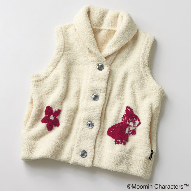 モール糸使いのニットベスト