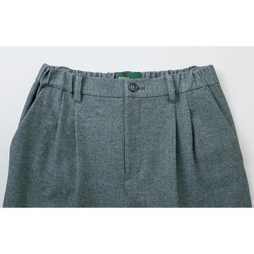 微起毛テーパードパンツ