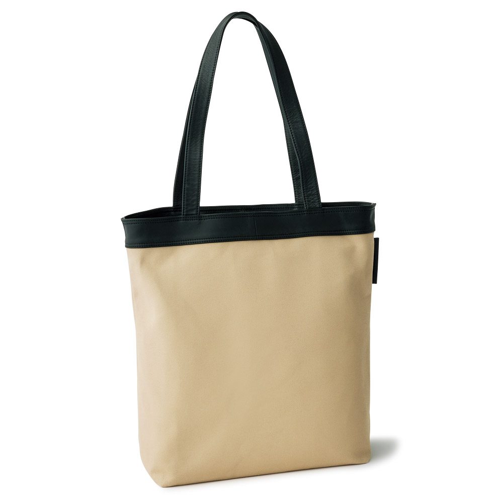 撥水帆布の軽量トートバッグ