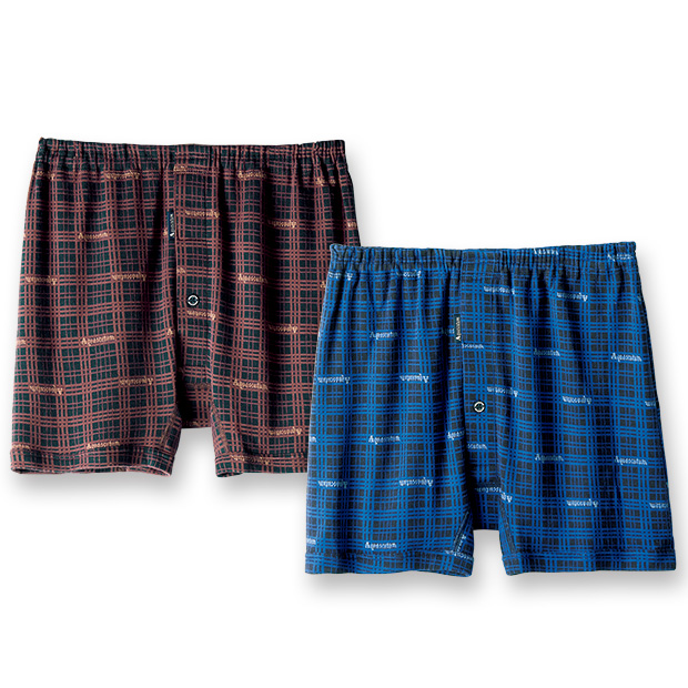 ニットジャカードトランクス／2色セット