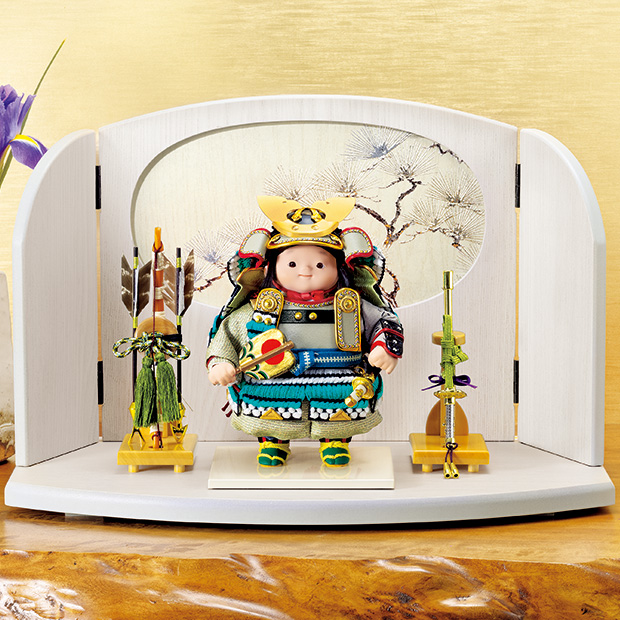 正絹鎧着大将飾り