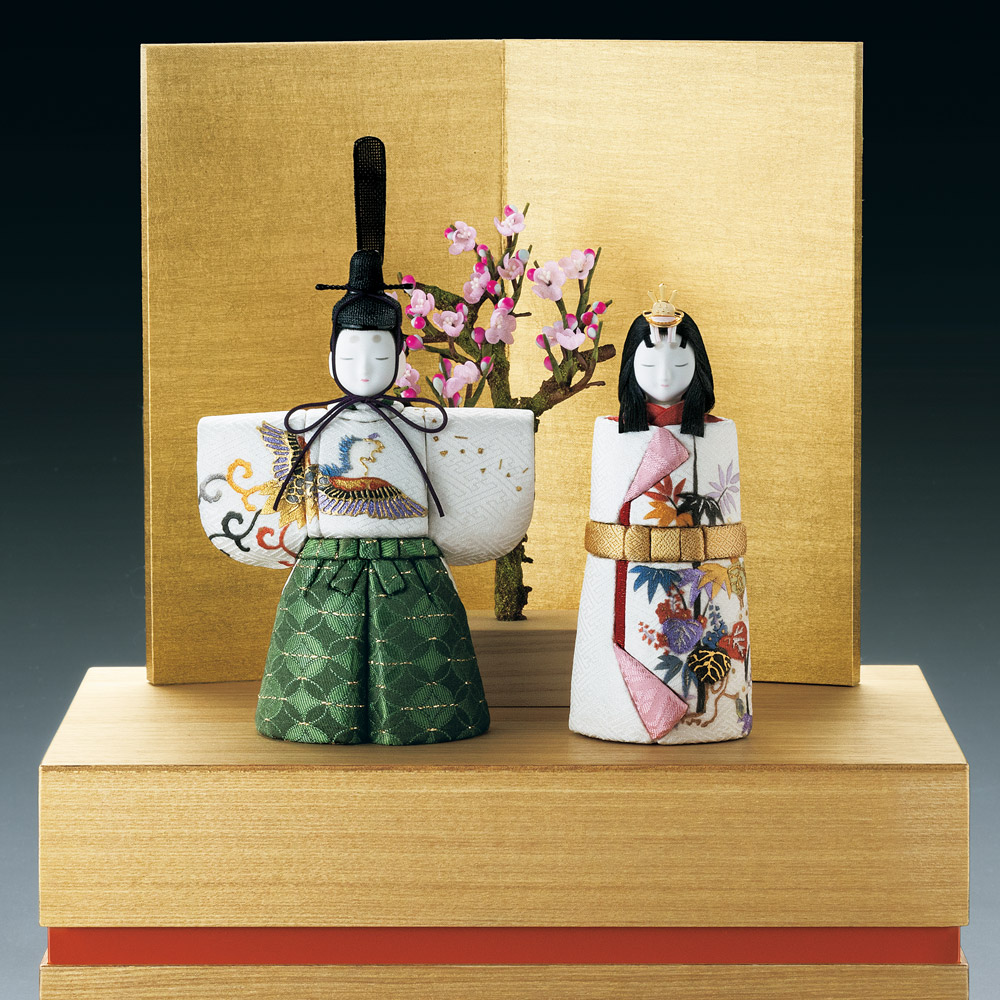 立雛「金彩／高円立雛」（収納式）