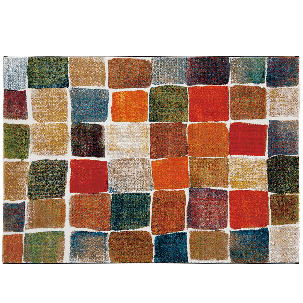 パレット柄のウィルトン織カーペット