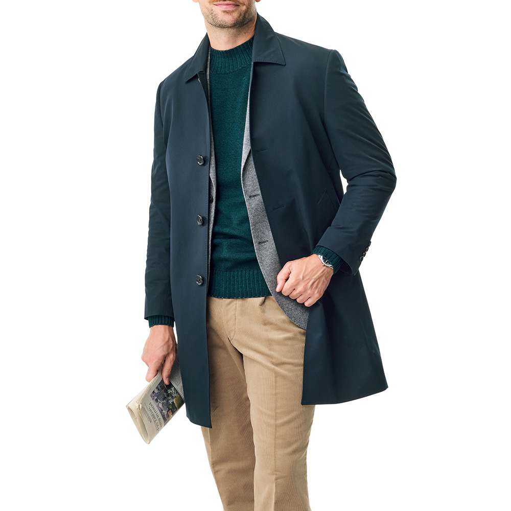 軽量・撥水 あったか裏地付きコート