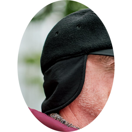 フリースイヤーマフキャップ