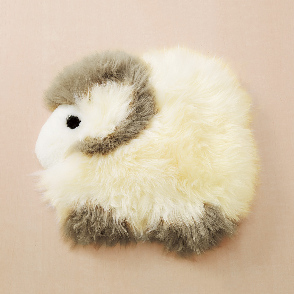 ムートン羊シートクッション／2枚セット