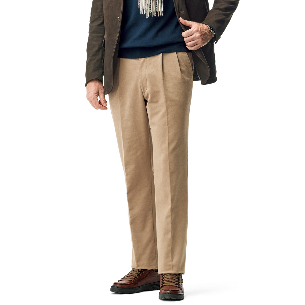 新･大人の真定番･ストレッチコーデュロイスラックス