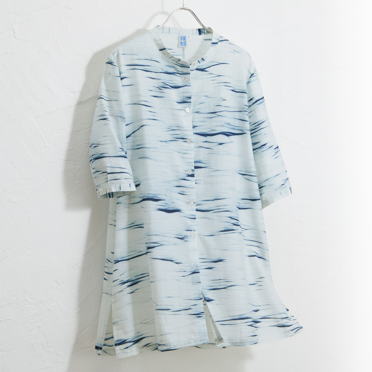 琉球藍染ロングシャツ