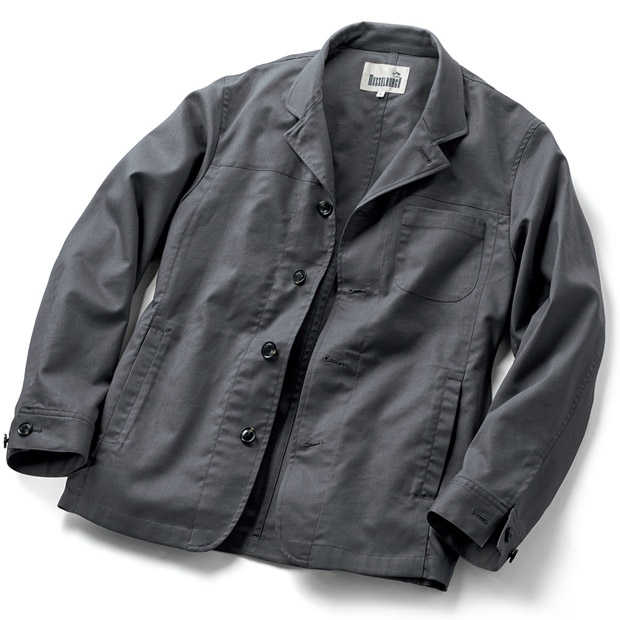 ラミー混ミニヘリンボーンジャケット