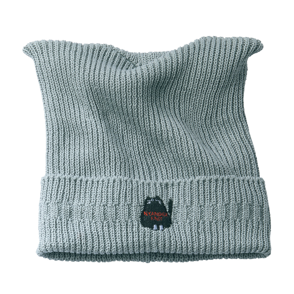 猫耳ニットキャップ