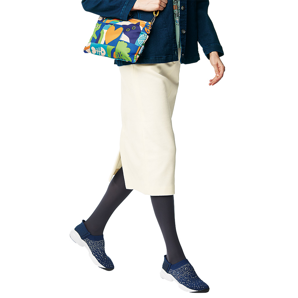 ふわふわ生地のスカート