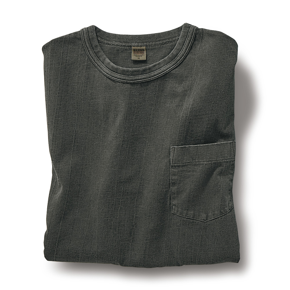 ピグメントダイ･タフネック半袖Tシャツ