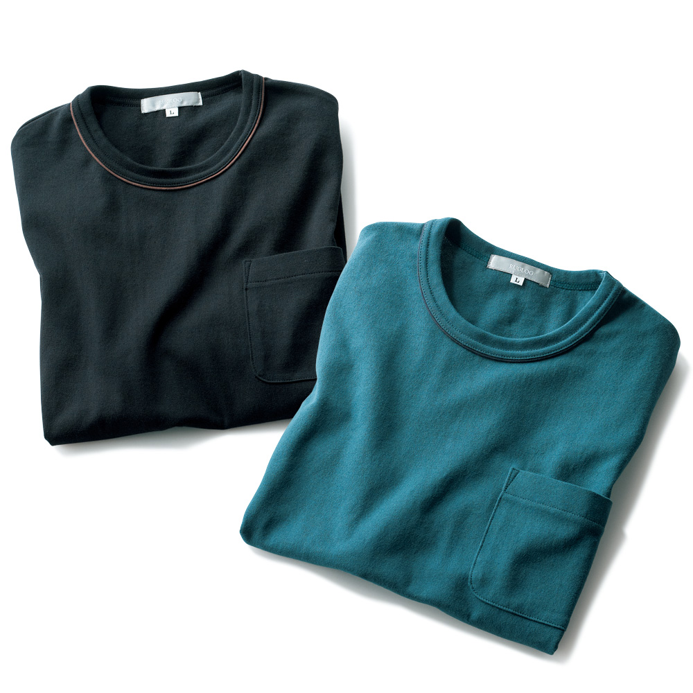 オーガニック綿・長袖Tシャツ/2色セット