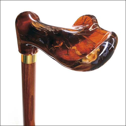 手のひらが置けるフィッシャーグリップステッキ