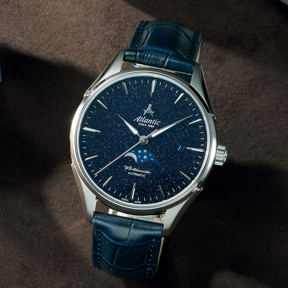 自動巻き腕時計／ムーンフェイズ