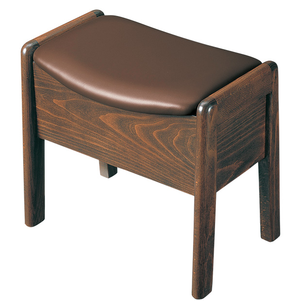 引き出し付玄関椅子