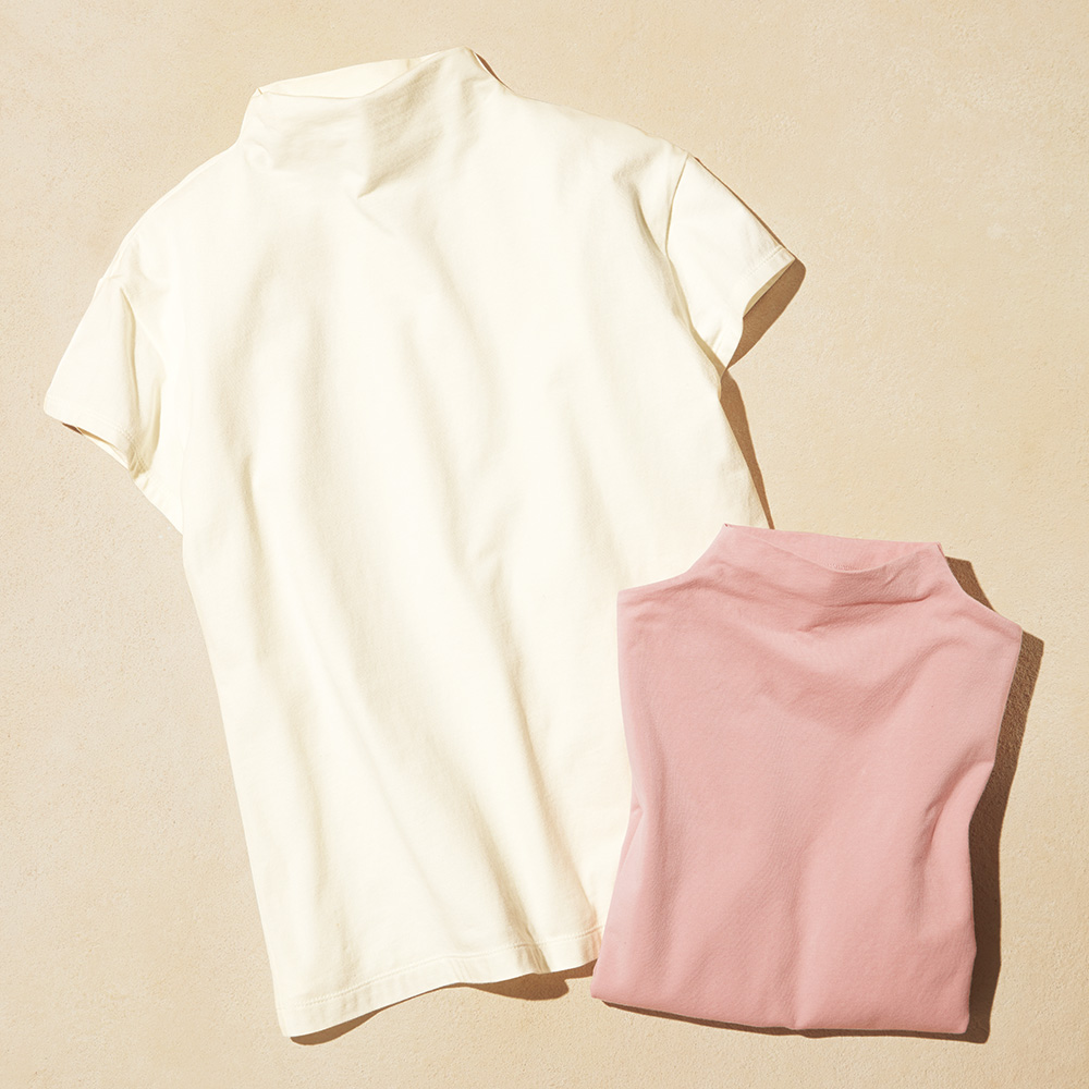 UVカット･ハイネックプルオーバー