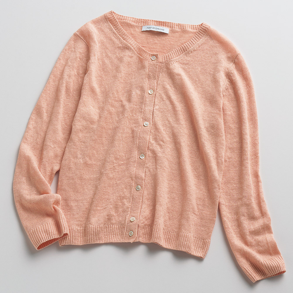 リネンカーディガン