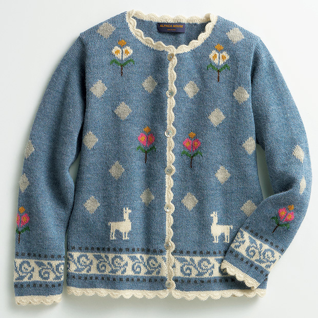 アンデス伝統柄カーディガン