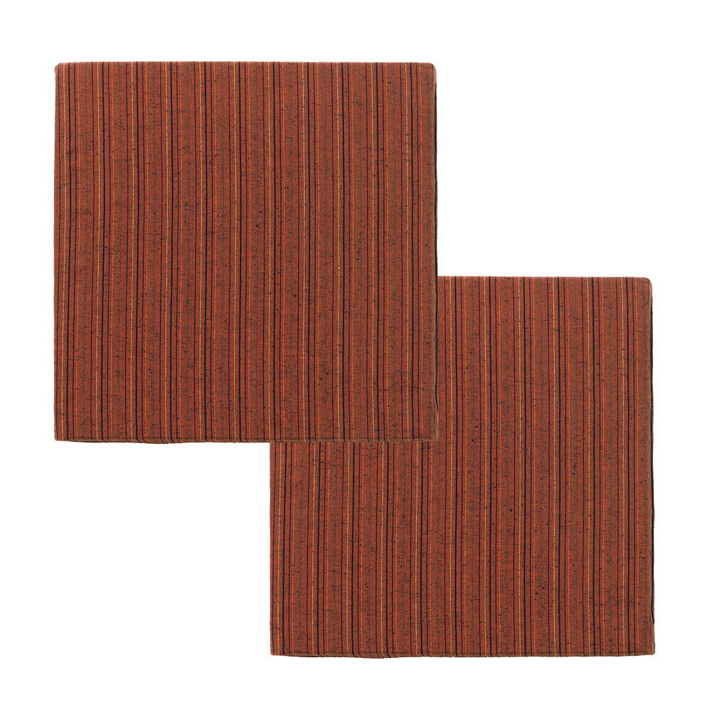 唐桟縞ウレタン座布団（同色2枚組）