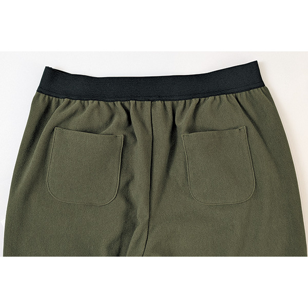 ストレッチコーデュロイ･裏起毛ストレートパンツ