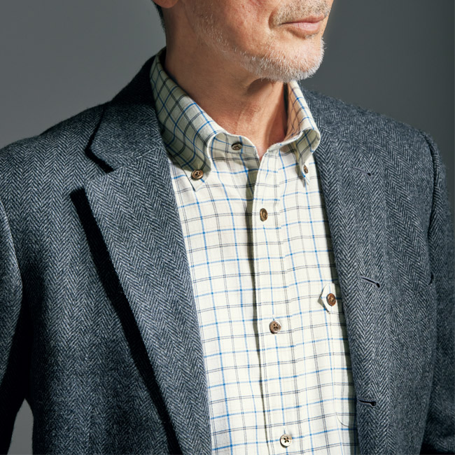 舶来生地で仕立てた老舗のB.D.シャツ