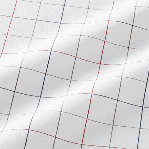 ハイカウントブロードチェック長袖シャツ