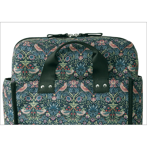 ストッパー付きキャリーバッグL／いちご泥棒