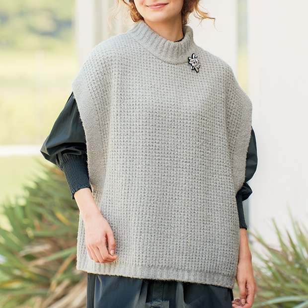 ウォッシャブルローゲージ･ワッフルベスト