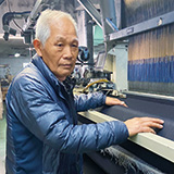 〈吉河織物〉吉河正富氏