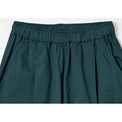 コットン混テーパードパンツ