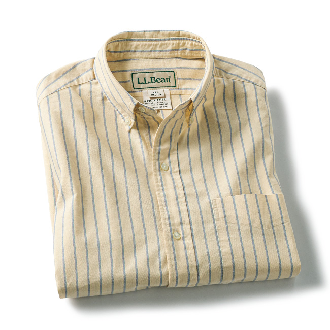 クールマックス･ロングスリーブストライプシャツ