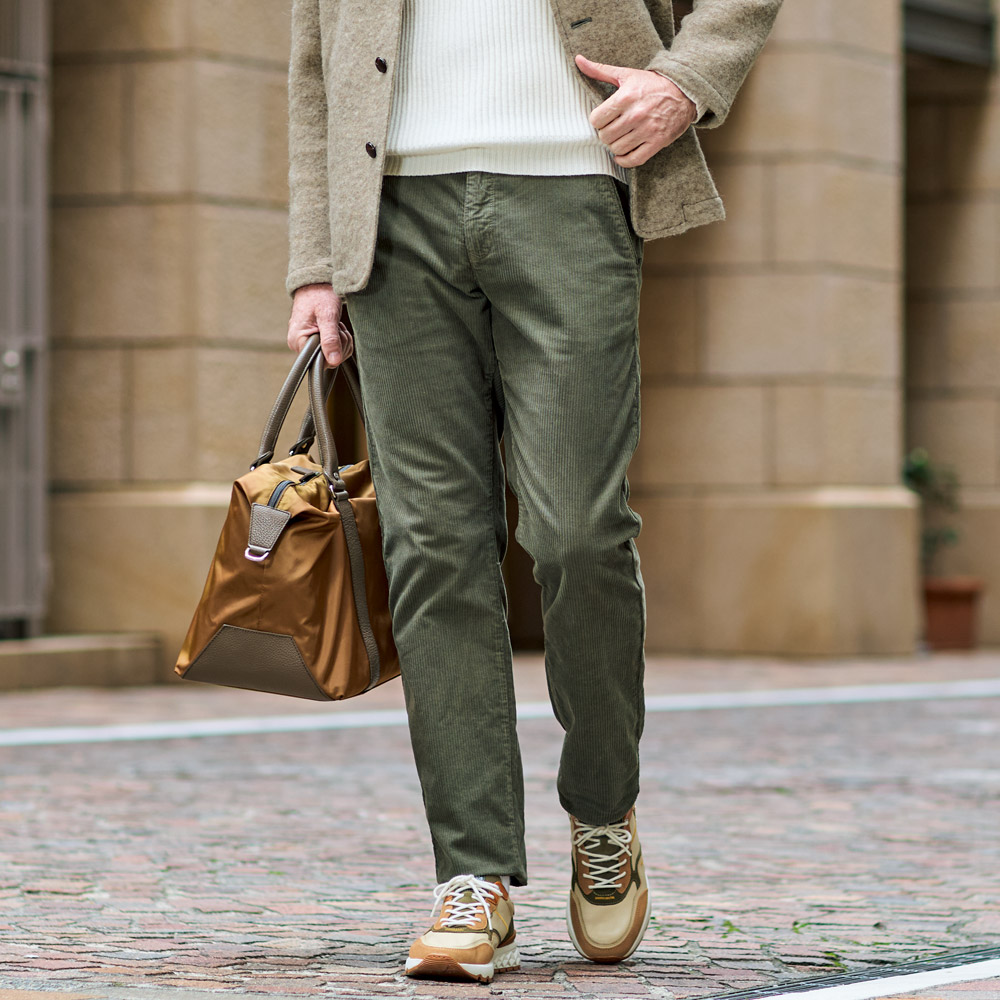 ガーメントダイコーデュロイパンツ