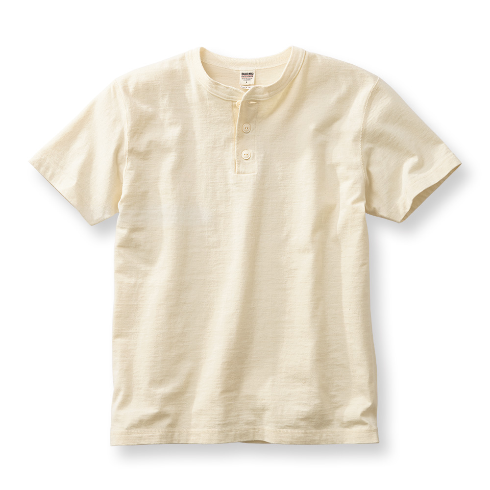 ヘンリーネック半袖Tシャツ
