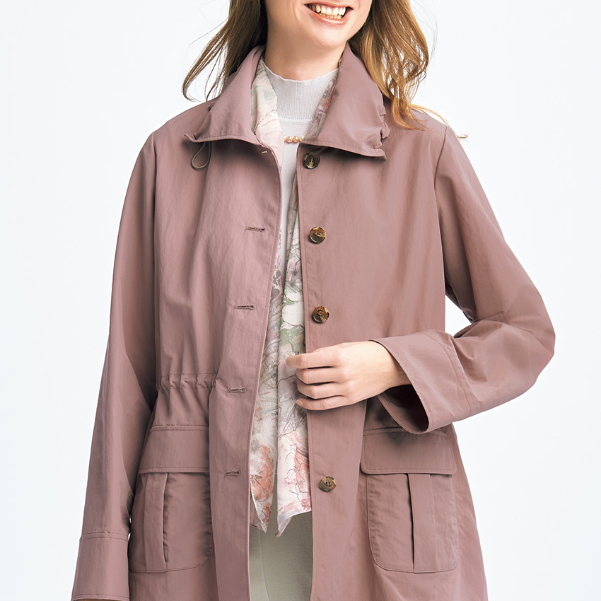 プリント･シルク混ストール