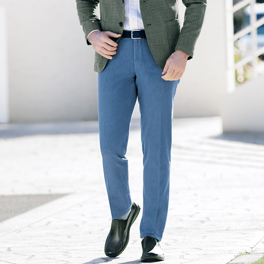 スウェードレザー&times;メッシュコンビベルト