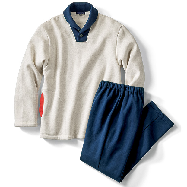 裏起毛･サイドポケット付きパジャマ