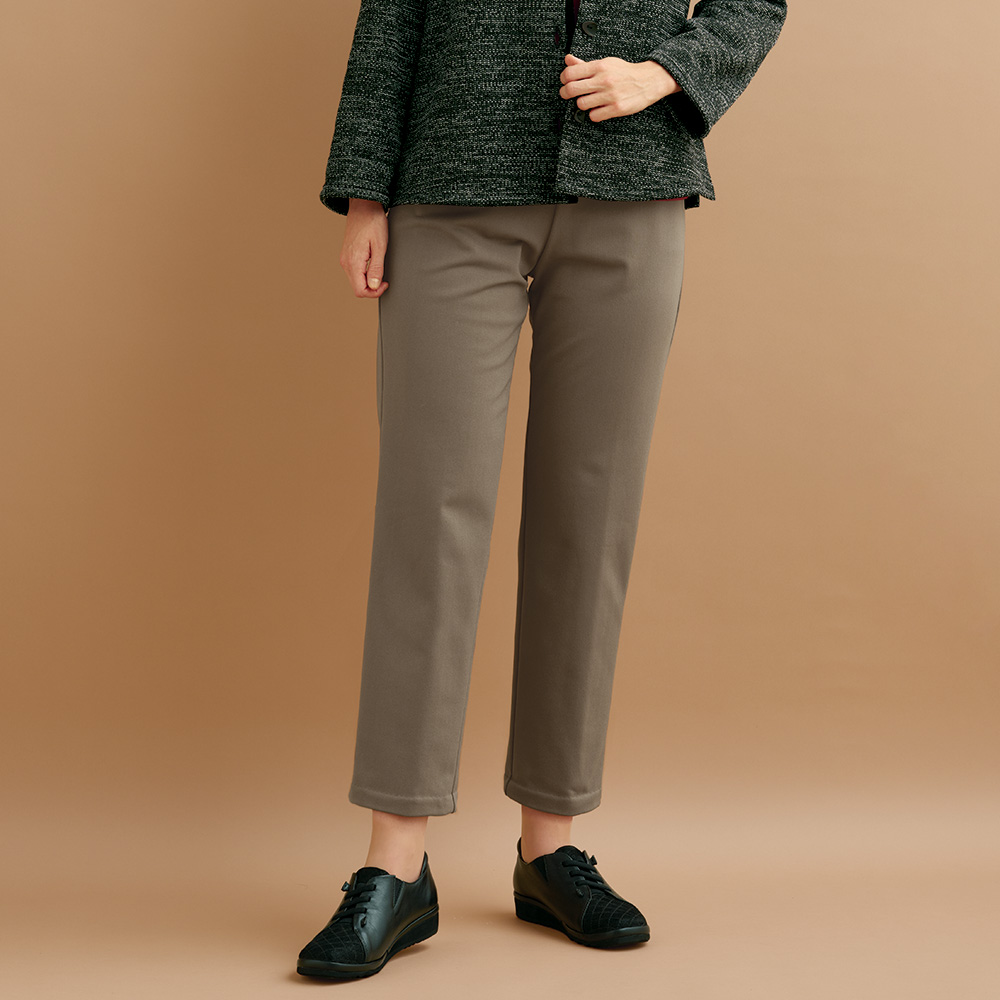 裏起毛ストレートパンツ