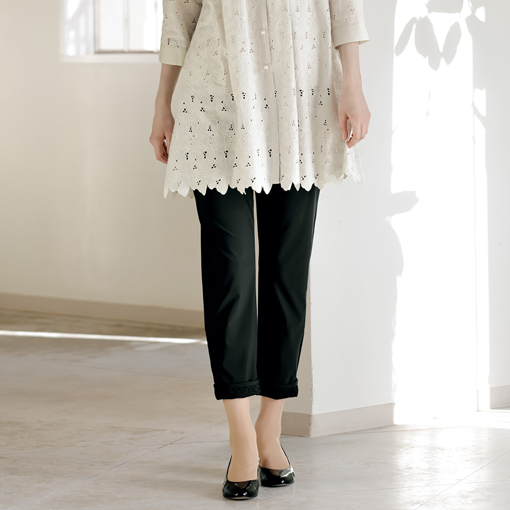 ターンアップスリムパンツ